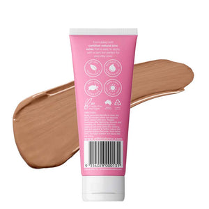 Ethical Zinc Daily Wear Tinted Facial Sunscreen SPF 50+ dark swatch