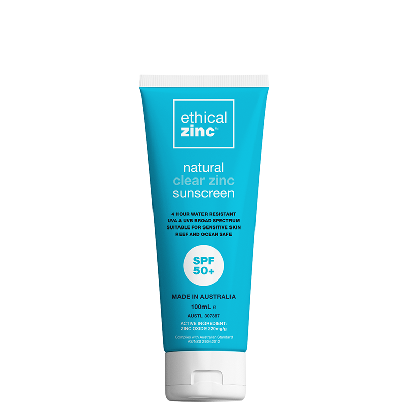 Ethical Zinc SPF50+ Natural Clear Zinc Sunscreen - Natural Supply Co