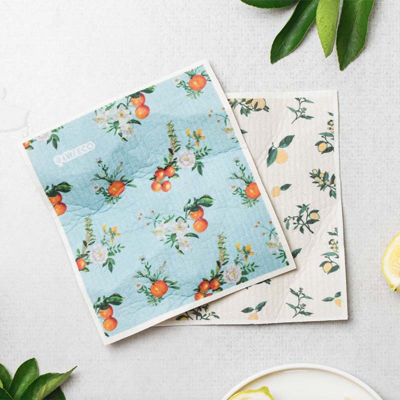 Ever Eco Sponge Cloths - Vintage Citrus
