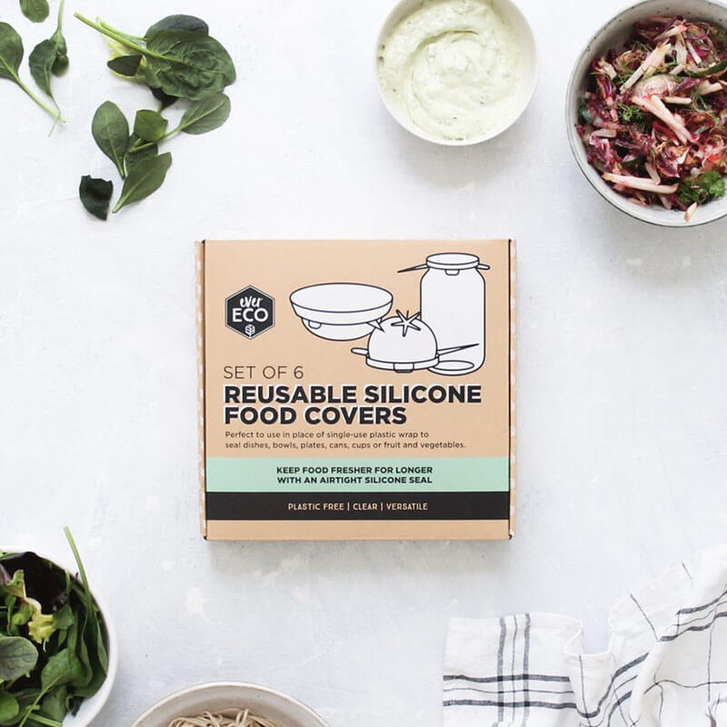 Ever Eco Reusable Silicone Food Covers - set of 6 - Natural Supply Co