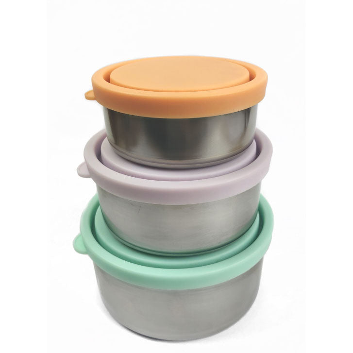 Ever Eco Round Nesting Containers - set of 3 - Natural Supply Co