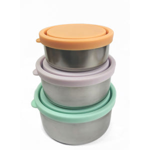 Ever Eco Round Nesting Containers - set of 3 - Natural Supply Co
