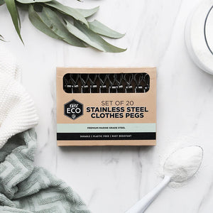 Ever Eco Stainless Steel Clothes Pegs - Natural Supply Co