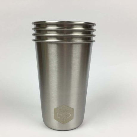 Ever Eco Stainless Steel Drinking Cups - 4 pack - Natural Supply Co