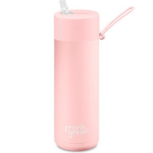 Frank Green Ceramic Reusable Bottle - Straw Lid Blush Pink