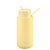 Frank Green Ceramic Reusable Bottle (1 litre) - Straw Lid - Buttermilk Yellow