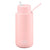 Frank Green Ceramic Reusable Bottle (1 litre) - Straw Lid Blush Pink