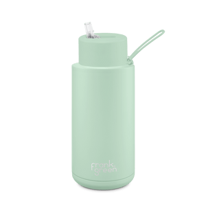 Frank Green Ceramic Reusable Bottle (1 litre) - Straw Lid - Mint Gelato