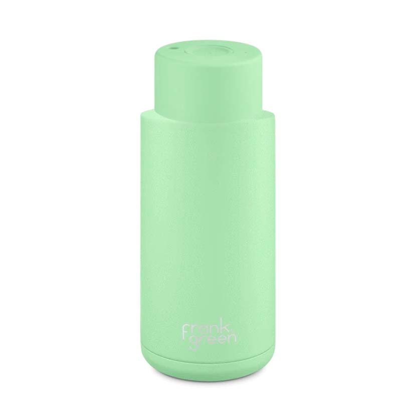 Frank Green Ceramic Reusable Bottle (1 litre) Mint Gelato