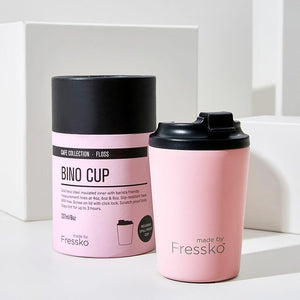 Fressko Bino Reusable Coffee Cup - Floss Pink