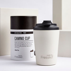 Fressko Camino Reusable Coffee Cup - Frost White