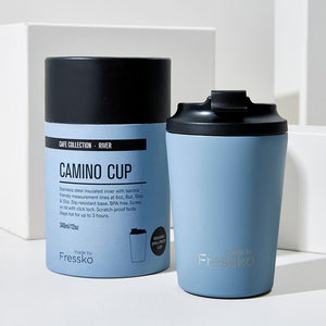 Fressko Camino Reusable Coffee Cup - River Blue