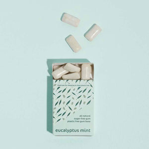 Honest Gum All-Natural Sugar-Free Gum - Eucalyptus Mint