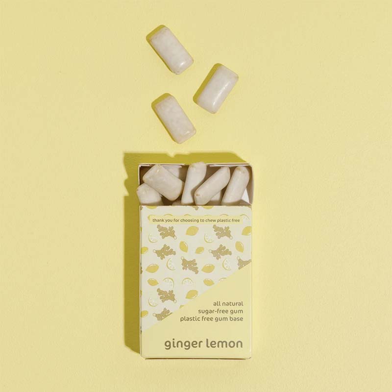 Honest Gum All-Natural Sugar-Free Gum - Ginger Lemon