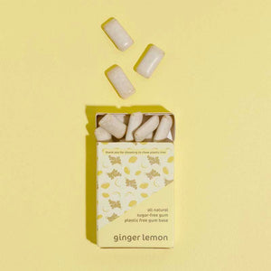 Honest Gum All-Natural Sugar-Free Gum - Ginger Lemon