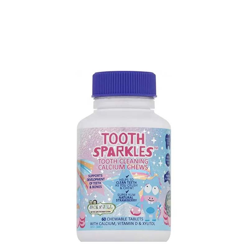 Jack N' Jill Tooth Sparkles Tooth Cleaning Calcium Chews