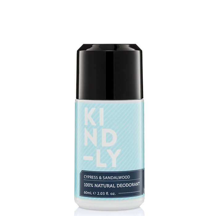 KIND-LY 100% Natural Deodorant Roll-On - Cyprus & Sandalwood - Natural Supply Co