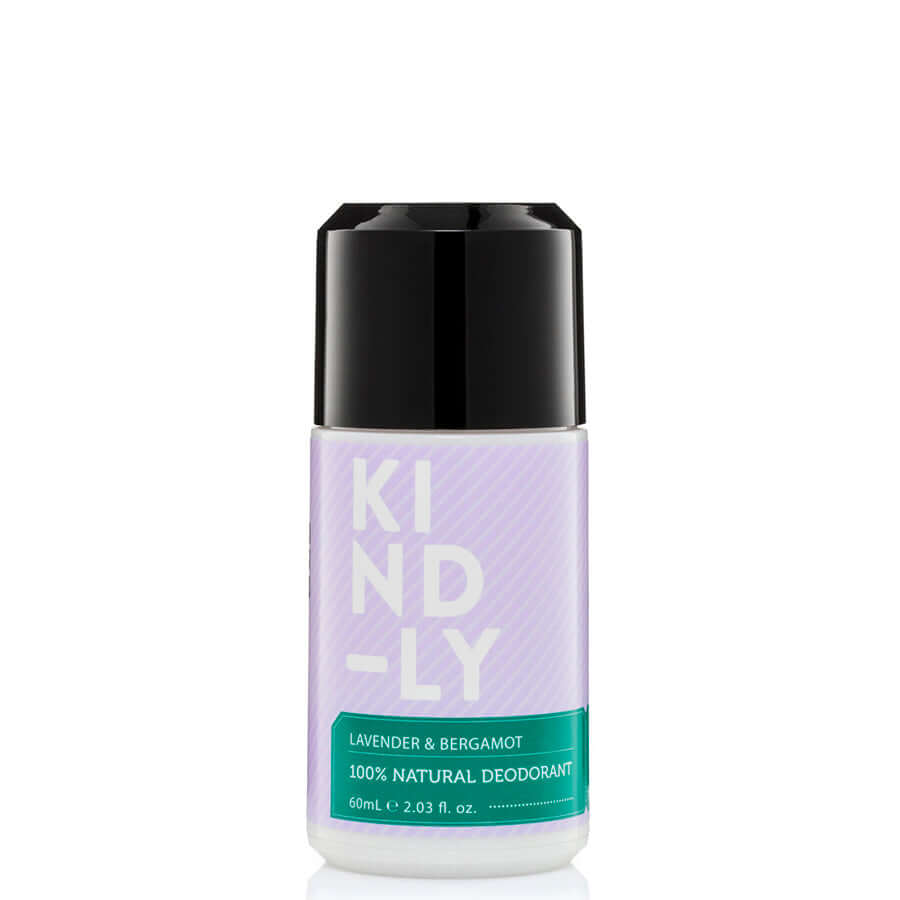 KIND-LY 100% Natural Deodorant Roll-On - Lavender & Bergamot - Natural Supply Co