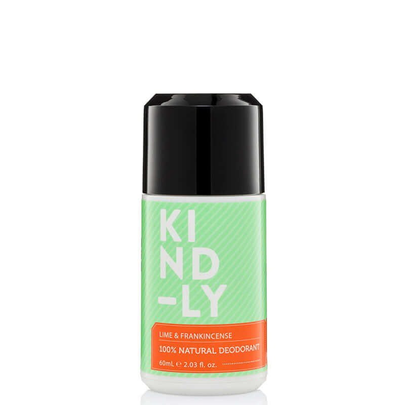 KIND-LY 100% Natural Deodorant Roll-On - Lime & Frankincense - Natural Supply Co