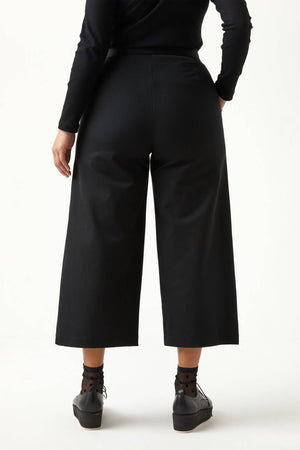 Kuwaii Classic Wide Leg Tailored Pant back view