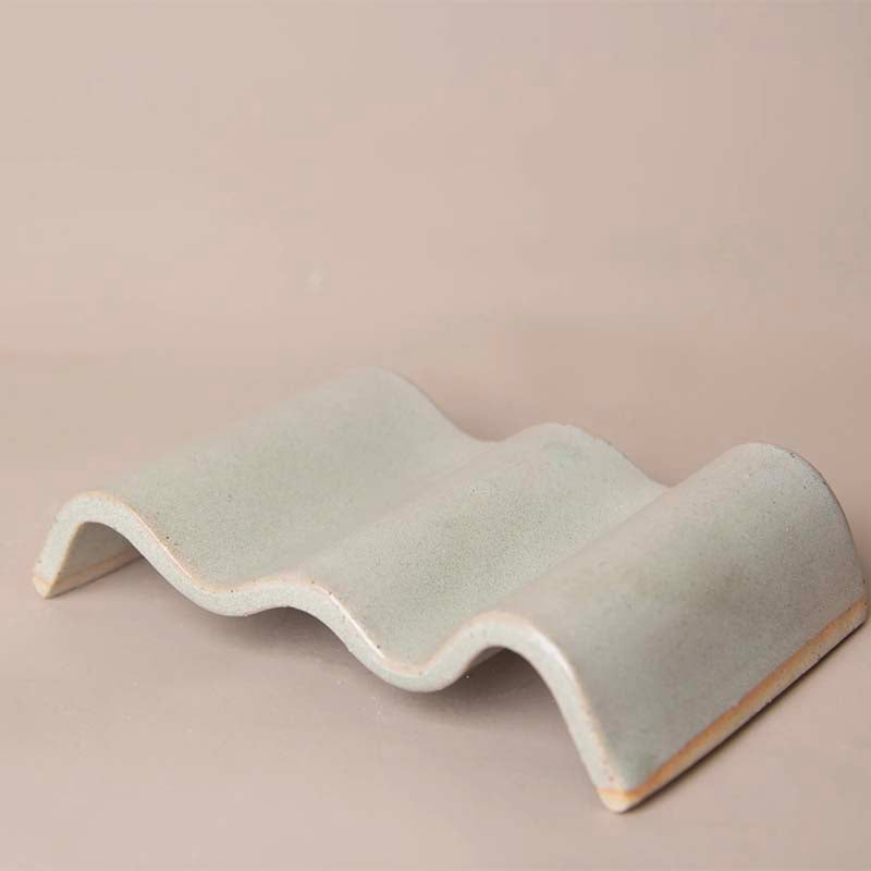 Lauren McQuade Wave Soap Dish - Green