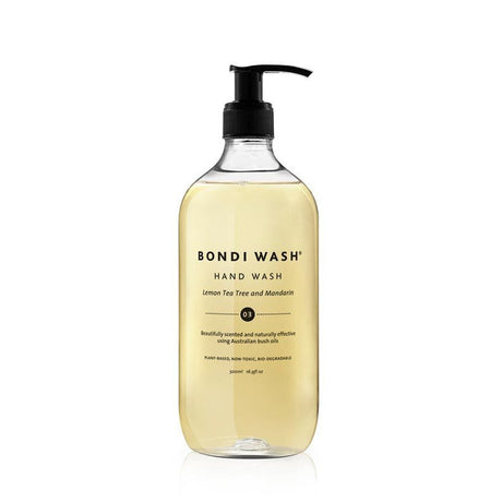 Bondi Wash Lemon Tea Tree & Mandarin Hand Wash 500ml - Natural Supply Co
