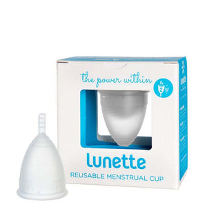 Lunette Menstrual Cup - Clear - Natural Supply Co