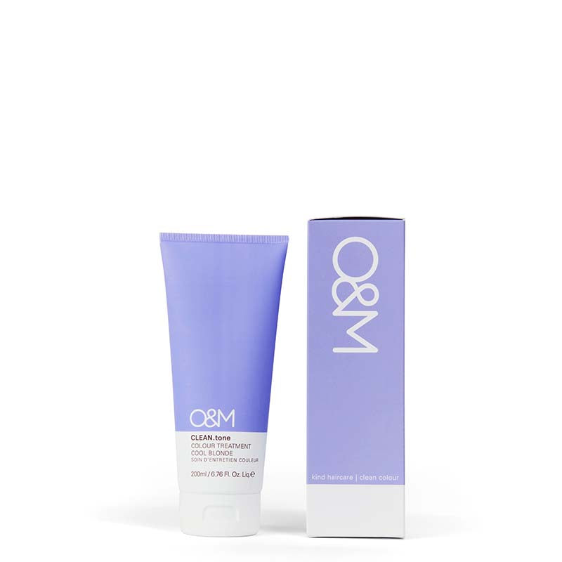 O&M Original Mineral Clean Tone Tinted Hair Colour Treatment: Cool Blonde
