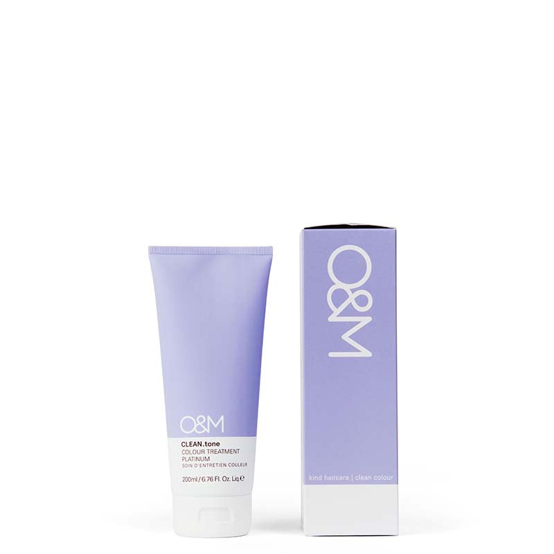 O&M Original Mineral Clean Tone Tinted Hair Colour Treatment: Platinum