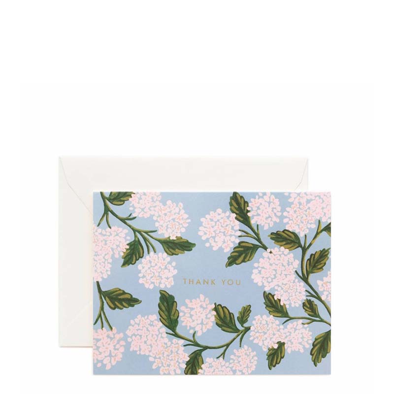 Rifle Paper Co Hydrangea Thank You Card