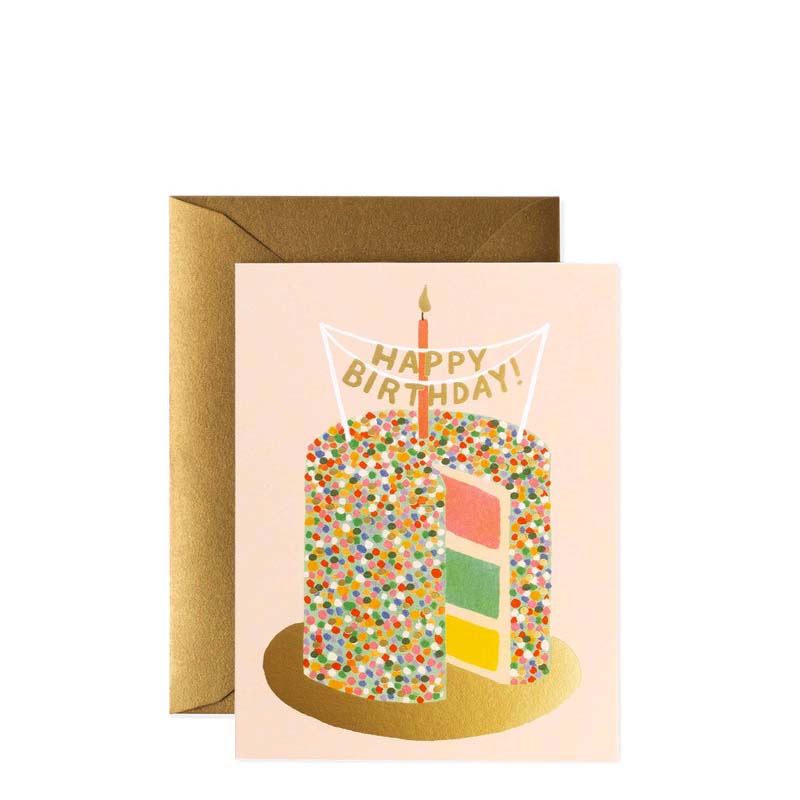 Rifle Paper Co Layer Cake Happy Birthday Card