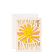 Rifle Paper Co You Make Me Happy Card