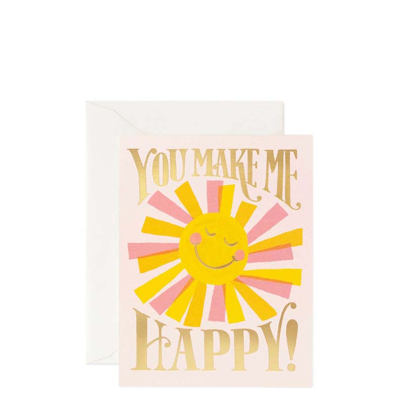 Rifle Paper Co You Make Me Happy Card