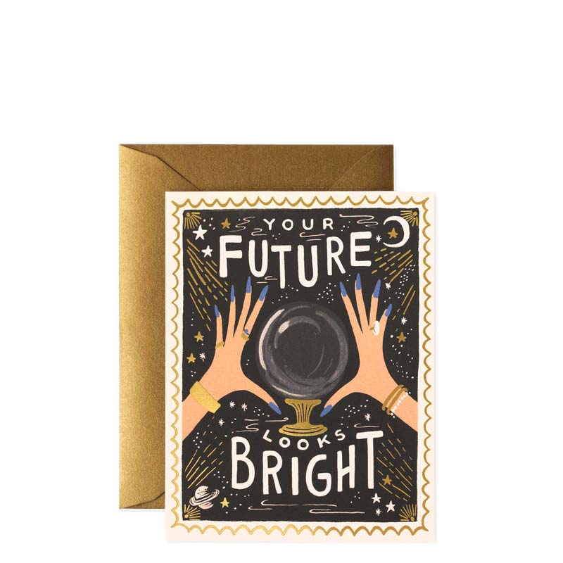 Rifle Paper Co Your Future Looks Bright Card