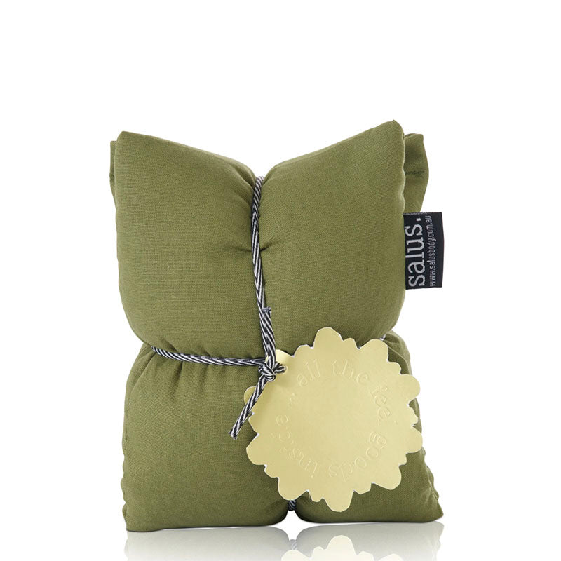 Salus Organic Lavender &amp; Jasmine Heat Pillow - Moss Green