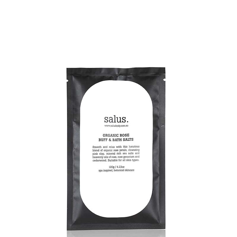 Salus Organic Rose Buff &amp; Bath Salts