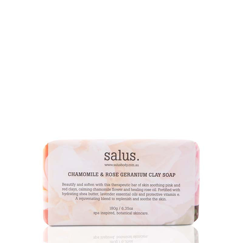 Salus Chamomile & Rose Geranium Clay Soap