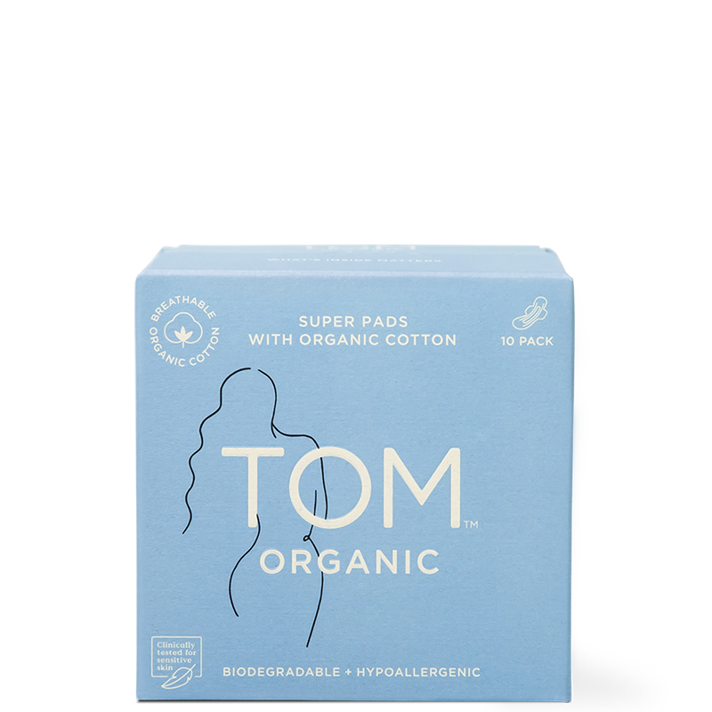 TOM Organic Super Ultra Thin Pads - Natural Supply Co