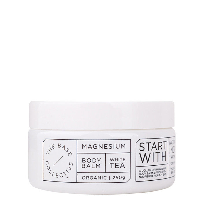 The Base Collective Magnesium + White Tea Body Balm - Natural Supply Co