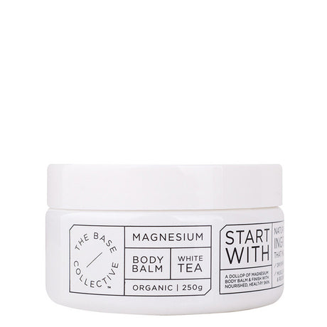 The Base Collective Magnesium + White Tea Body Balm - Natural Supply Co
