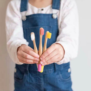 The Boo Collective Bamboo Toothbrush - Kids - Natural Supply Co