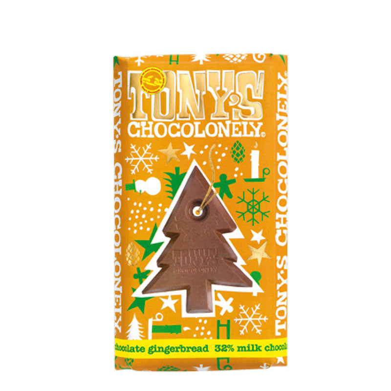 Tony&#39;s Chocolonely Milk Chocolate Gingerbread