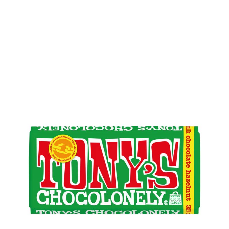 Tony's Chocolonely Milk Hazelnut Chocolate