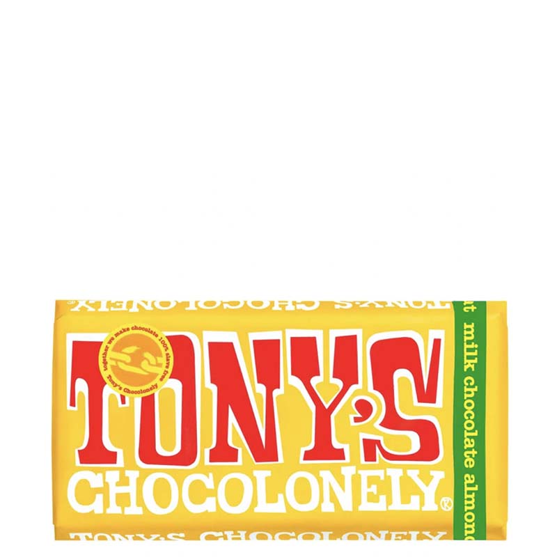 Tony's Chocolonely Milk Honey Almond Nougat Chocolate