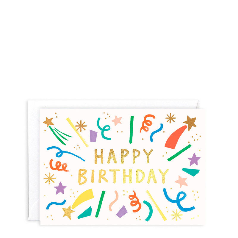 WRAP Happy Birthday Burst Card